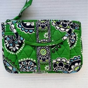 Vera Bradley Green Cupcake Wallet with Belt Loops